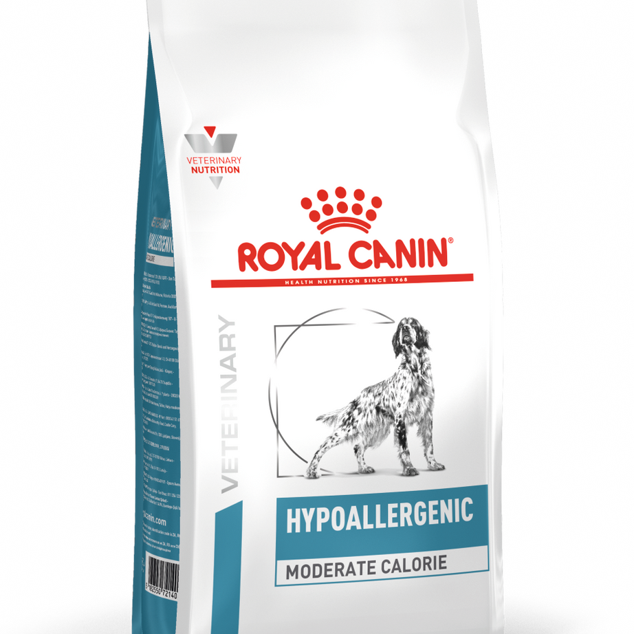Royal Canin VD Hypoallergenic Moderate Calorie Adult Dogs 7kg - Ração seca hipoalergénica com calorias reduzidas para cão adulto com alergias