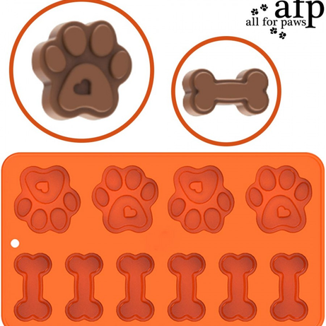 AFP Forma de Silicone para Snacks Doggie The Chef - Osso e Pata