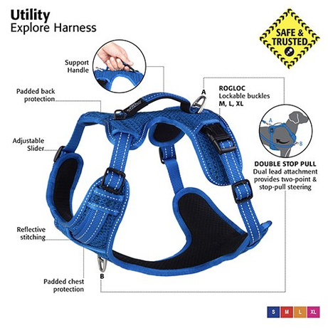 Rogz Utility Explore Harness - L