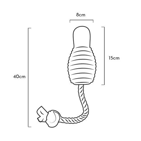 Brinquedo para cães - Rub Bouncy with Rope