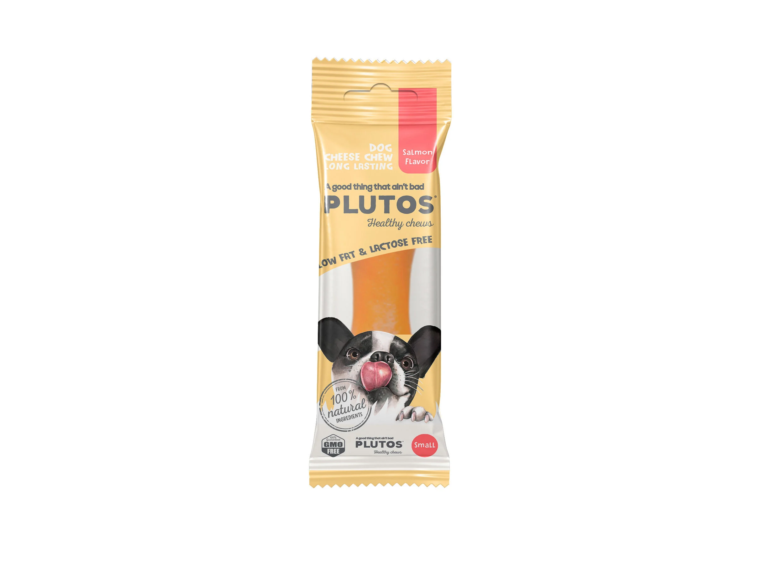 Plutos Cheese Chew – Sabor Salmão | Petisco Natural para Cão