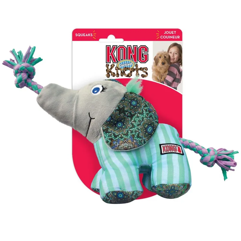 KONG Knots Carnival Elephant for dogs