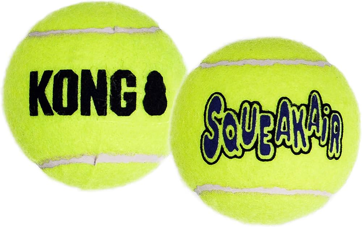 Kong squeakair balls - bolas de ténis com guizo