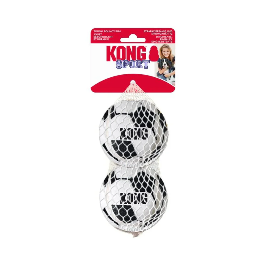 Bolas de futebol KONG Sports para cão grande - Pk 2