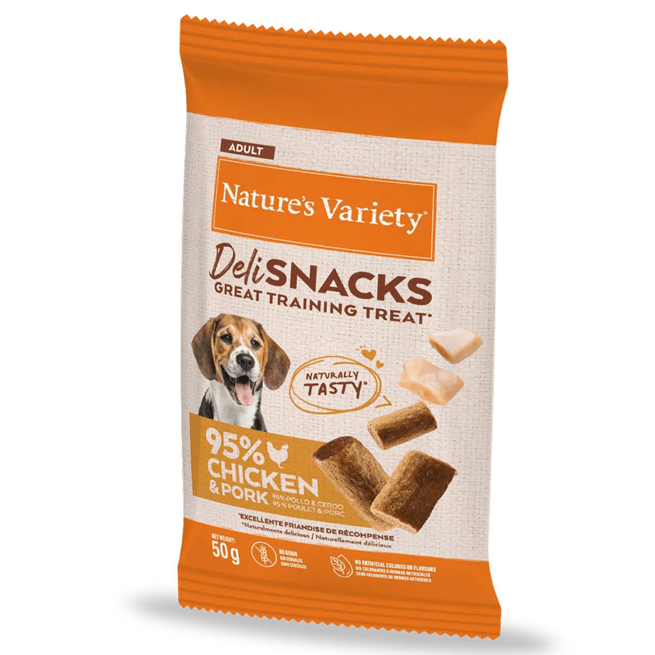 Nature's Variety Deli Snacks com Frango e Cordeiro 50 g