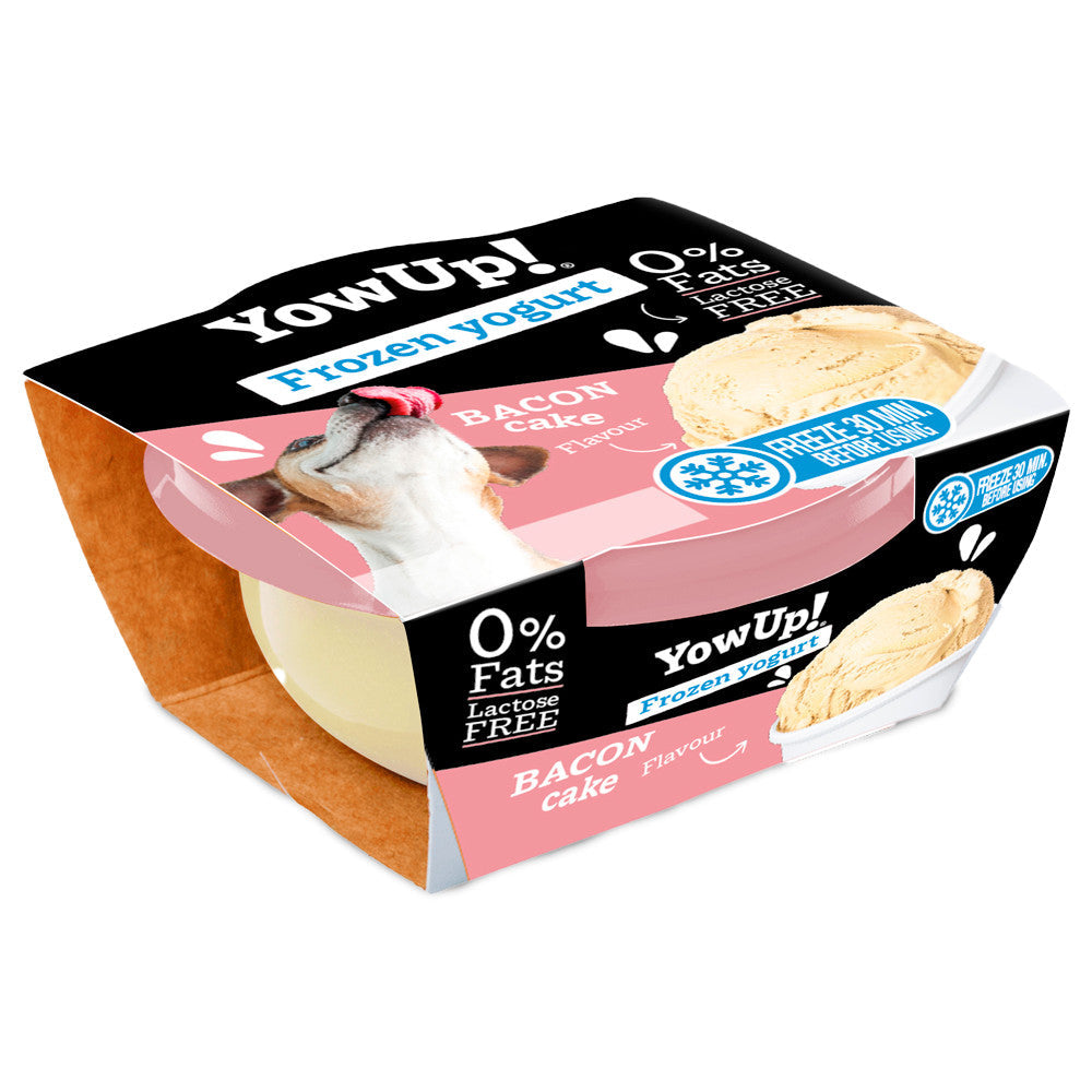 Bacon frozen yoghurt for dogs - YowUp!