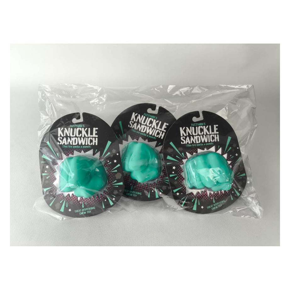 FuzzYard Brinquedo Interativo para Roer com Dispensador de Snacks – Knuckle Sandwich