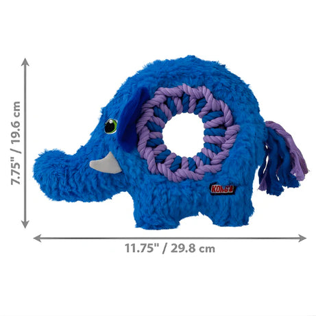 KONG Ringaroos Elephant Dog Toy