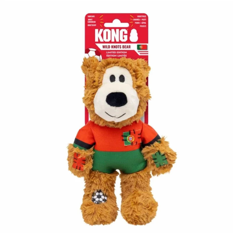 Kong Wild Knots Urso Soccer Portugal - Edição Mundial de Futebol