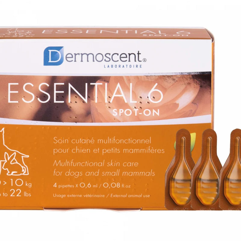 Dermoscent Essential 6® Spot-On para Cães 4 Pipetas