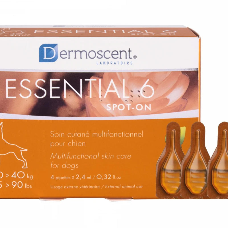 Dermoscent Essential 6® Spot-On para Cães 4 Pipetas
