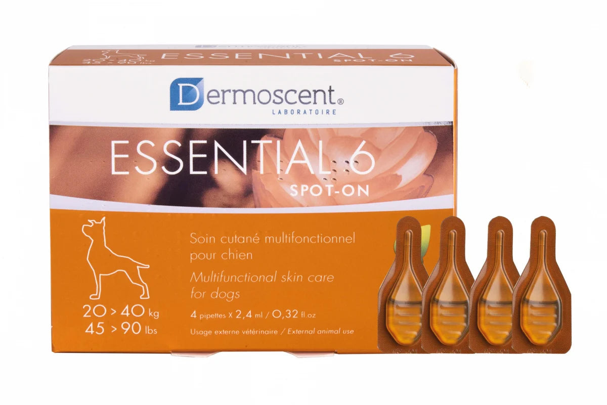 Dermoscent Essential 6® Spot-On para Cães 4 Pipetas