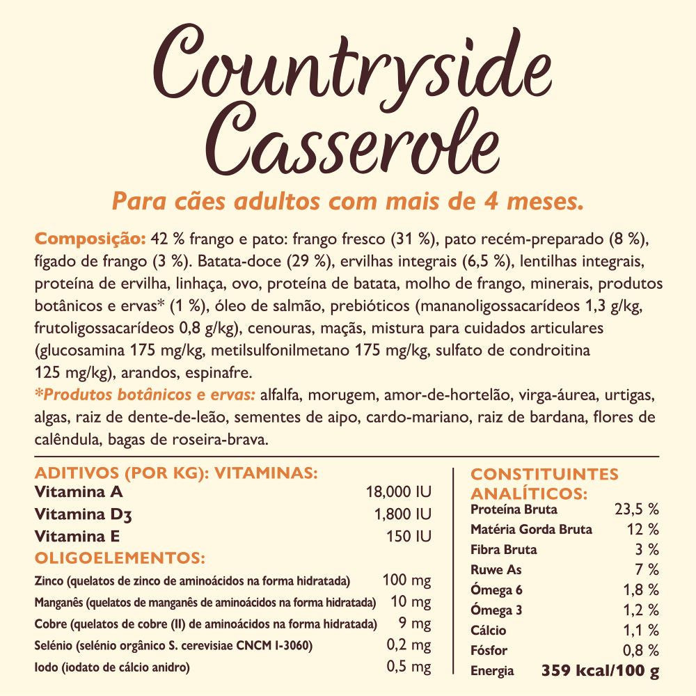 Lily's Kitchen Dog Adult Countryside Casserole with Chicken, Duck and Sweet Potatoes | 2.5 kg