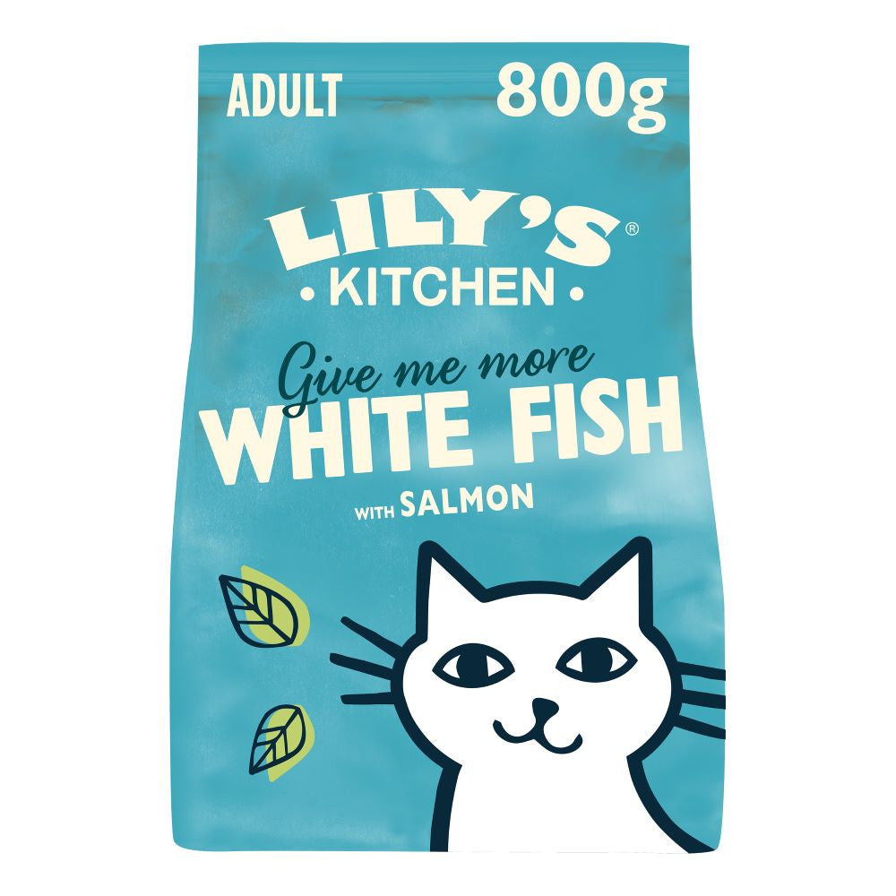 Lily's Kitchen Fisherman's Feast - Dry cat food for adult cats - White fish and salmon 2Kg