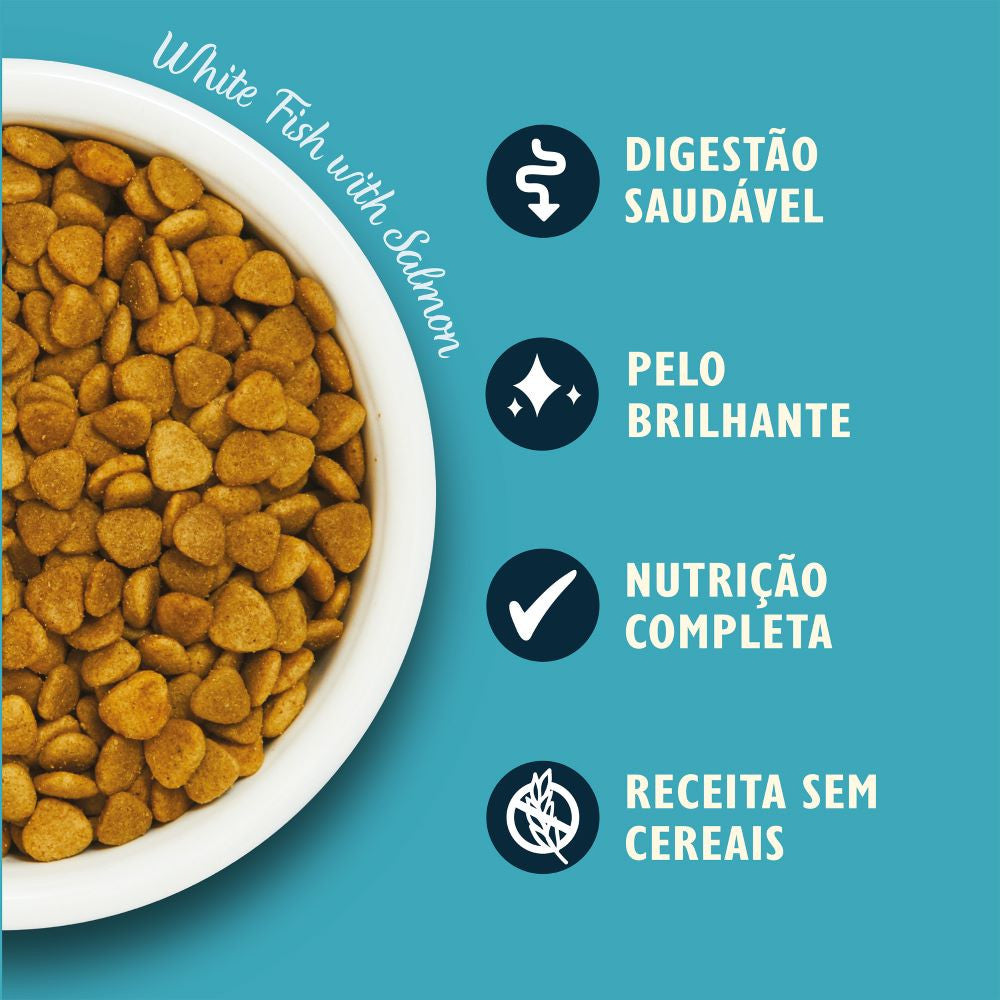 Lily's Kitchen Fisherman's Feast - Dry cat food for adult cats - White fish and salmon 2Kg