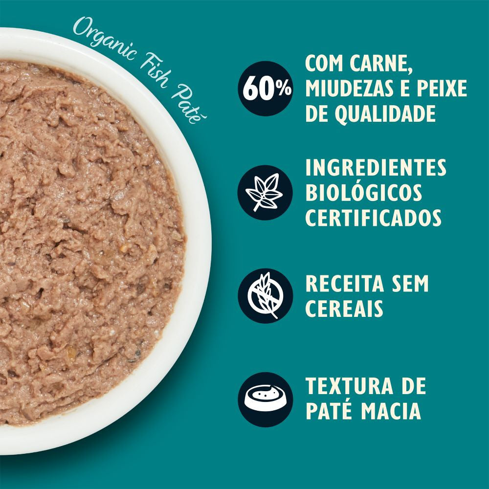 Lilys Kitchen Cat Adult Organic Paté Fish | Wet (Terrine) | 19 x 85 g