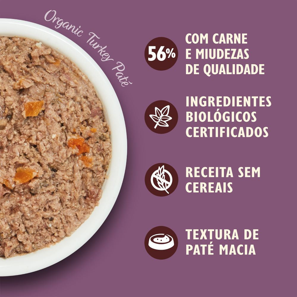Lilys Kitchen Cat Adult Organic Paté Turkey | Wet (Terrine) | 19 x 85 g