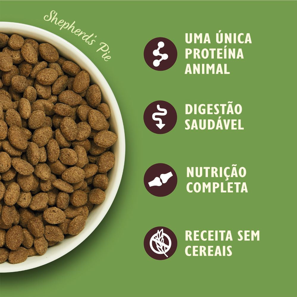 Lilys Kitchen Dog Adult Shepherds Pie - Ração seca para cão adulto - Borrego, Batata e salsa