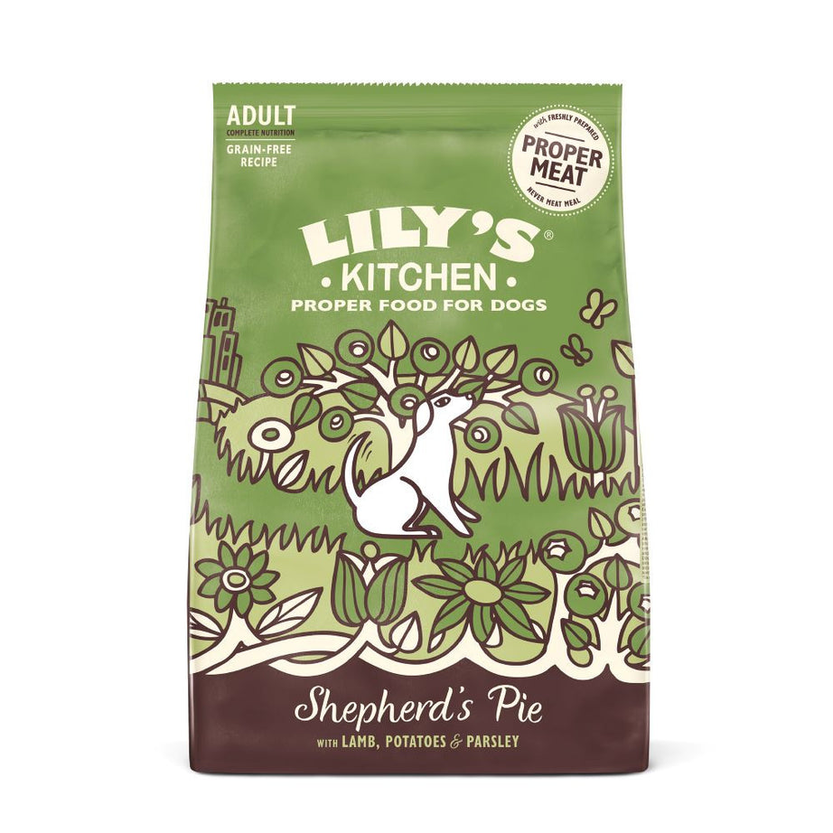Lilys Kitchen Dog Adult Shepherds Pie - Ração seca para cão adulto - Borrego, Batata e salsa