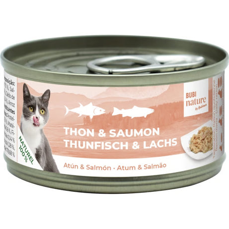 Alimento húmido BUBIMEX Bubi Nature Atum & Salmão para gato