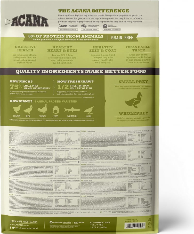 Acana Cat Grasslands New Formula