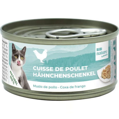 Alimento húmido BUBIMEX Bubi Nature de coxa de frango para gato