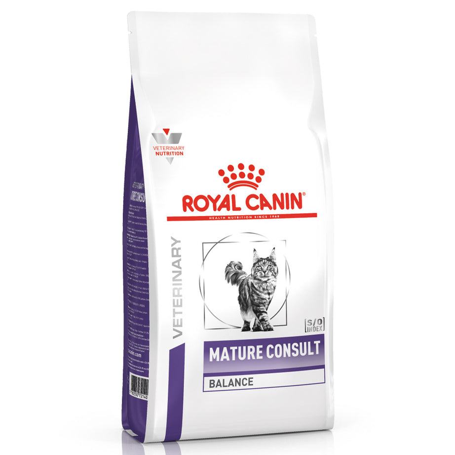 Royal Canin® Veterinary Mature Consult Balance – Ração para Gatos Adultos com mais de 7 Anos e Tendência para o Excesso de Peso