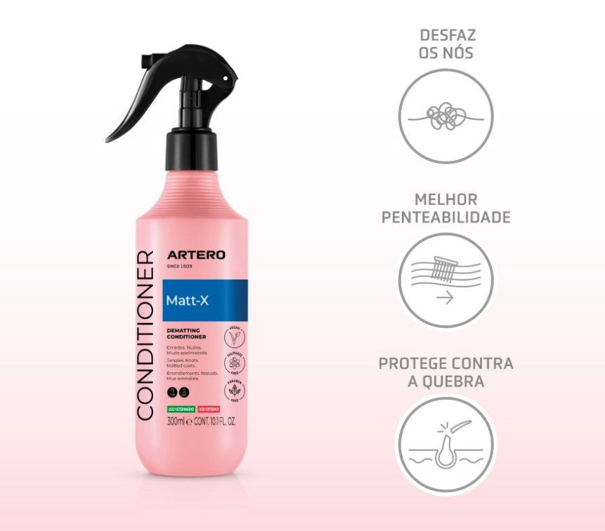 Artero Matt-X Desembaraçador para Cães e Gatos | 300ml