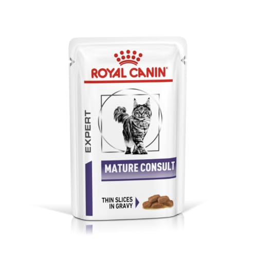 Royal Canin® Veterinary Mature Consult – Alimento Húmido para Gatos com Mais de 7 Anos