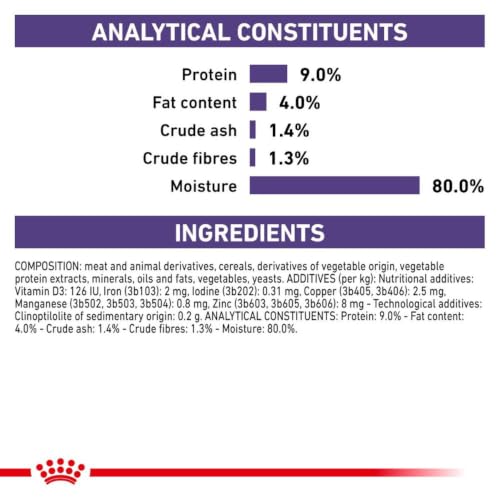 Royal Canin® Veterinary Mature Consult – Alimento Húmido para Gatos com Mais de 7 Anos