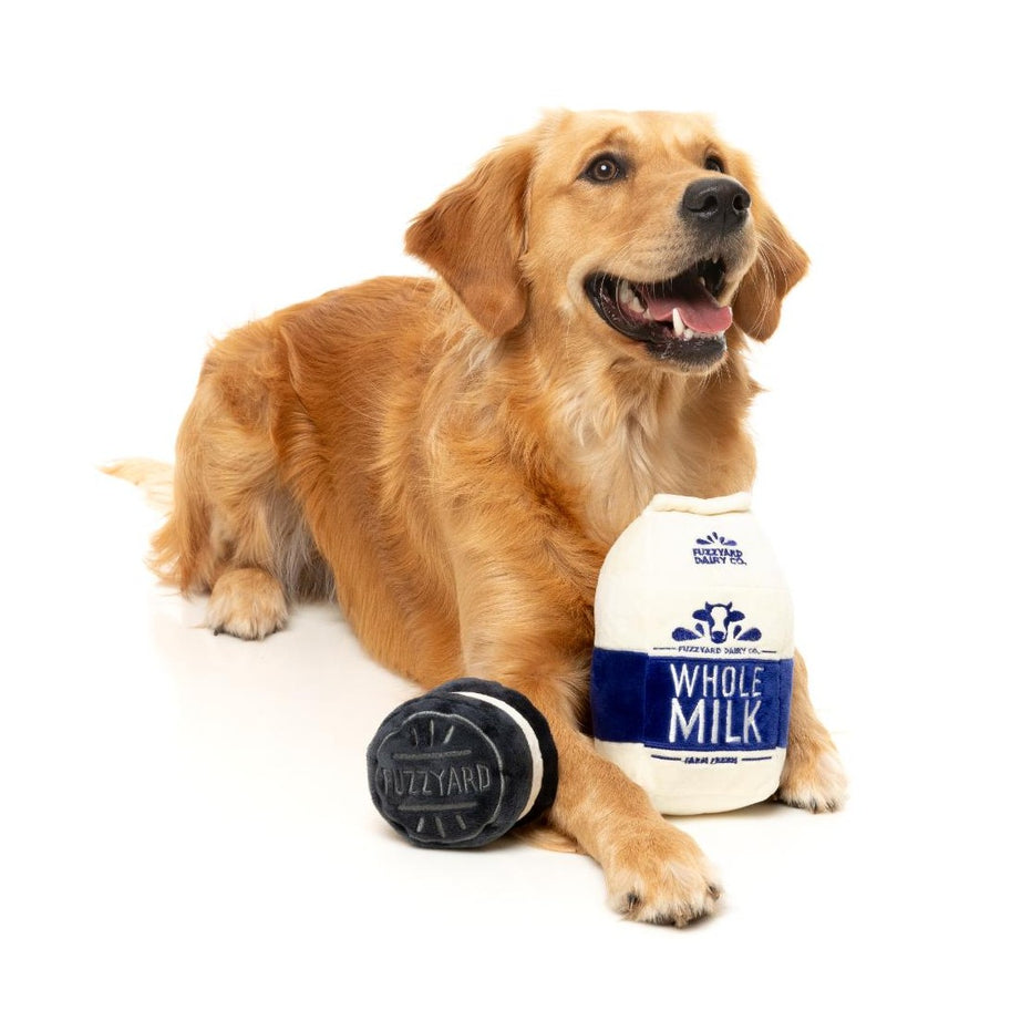Brinquedo para Cão FuzzYard - Perfect Match - Milk & Cookie 2Pk
