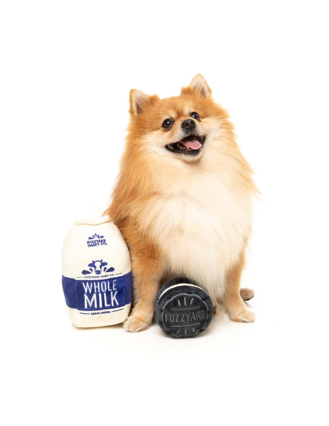 Brinquedo para Cão FuzzYard - Perfect Match - Milk & Cookie 2Pk