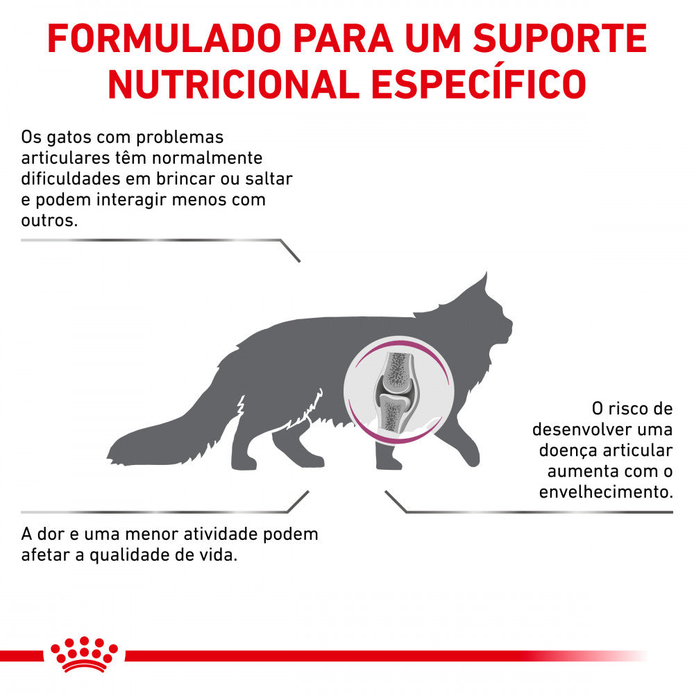Royal Canin® Veterinary Mobility – Ração para Gatos Adultos para Suporte da Mobilidade e Saúde Articular