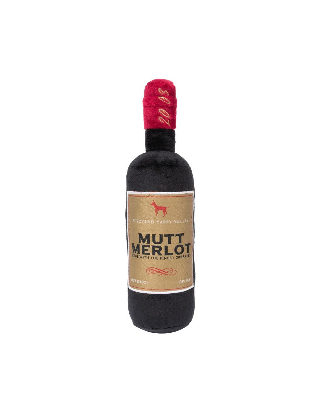 Brinquedo para Cão FuzzYard - Drinks - Mut Merlot