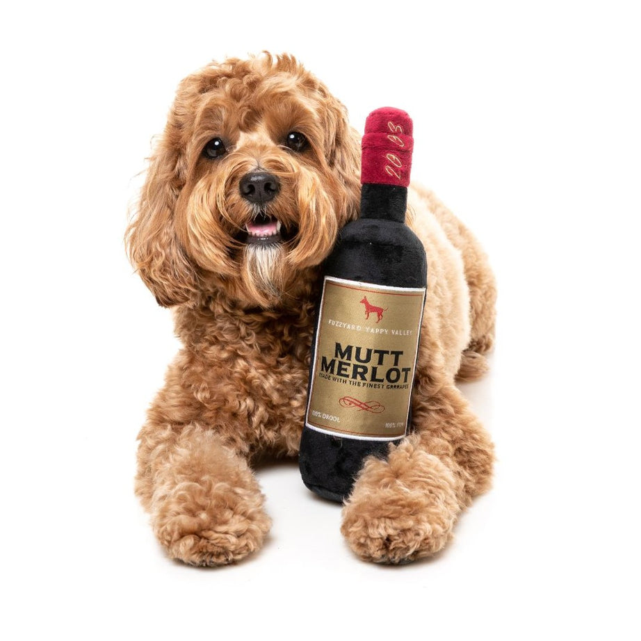 Brinquedo para Cão FuzzYard - Drinks - Mut Merlot