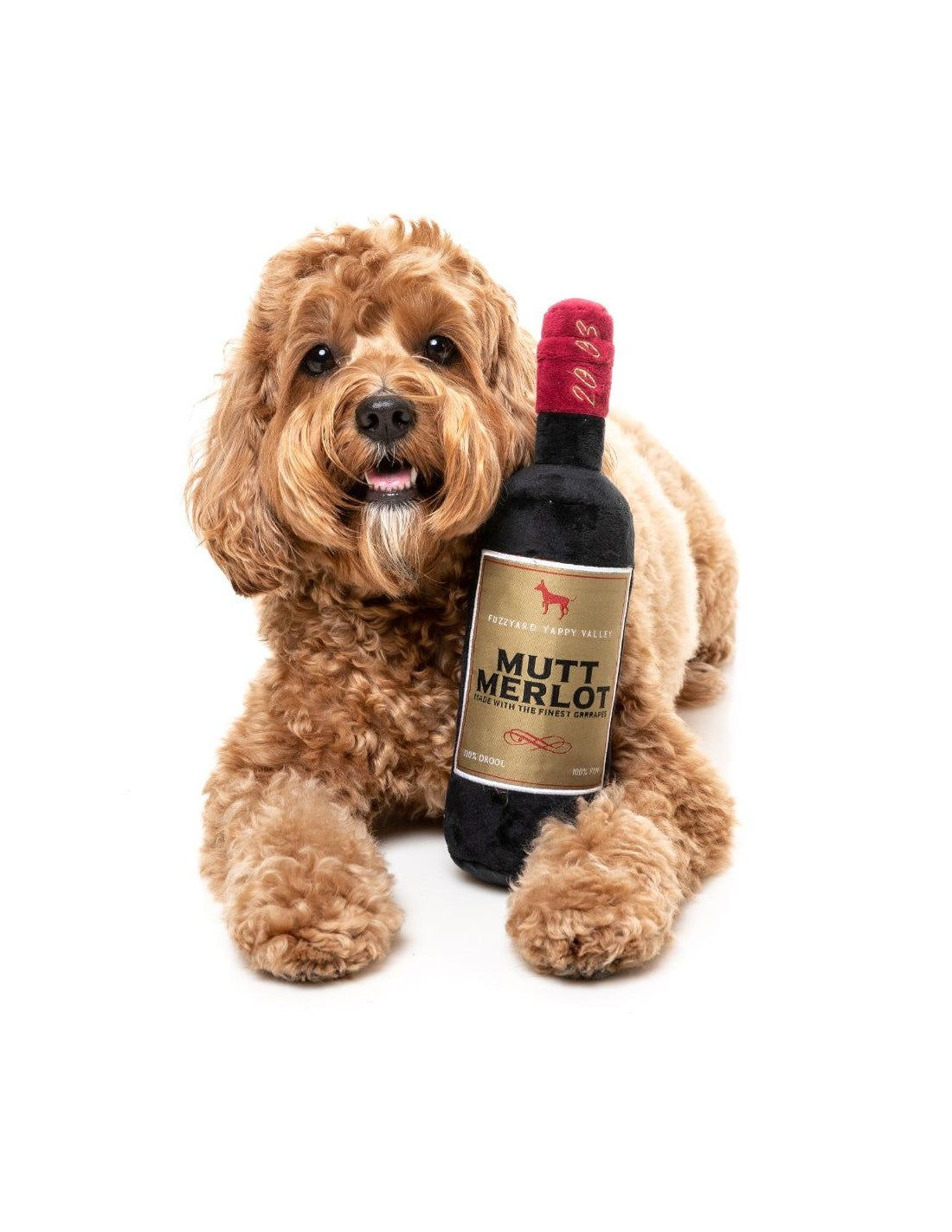 Brinquedo para Cão FuzzYard - Drinks - Mut Merlot