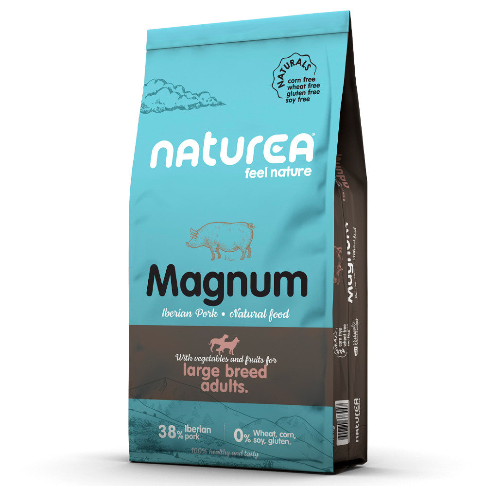 Naturea Magnum - Dry food for large adult dogs - Iberian pork