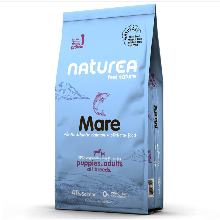 Naturea Naturals Mare - Ração seca para cachorro e cão adulto - Salmão 12Kg