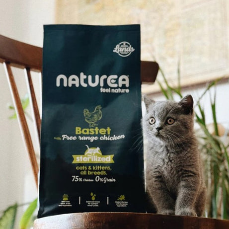Naturea Lands Bastet - Ração para gato | Frango do Campo