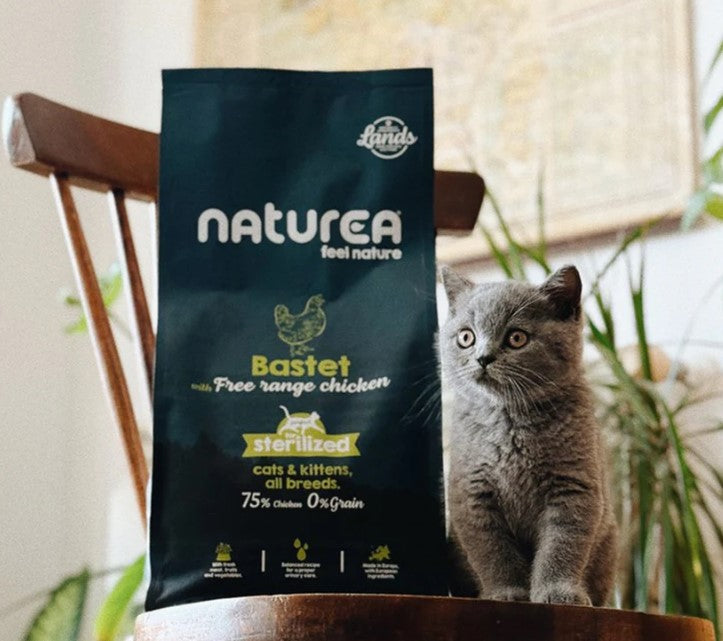 Naturea Lands Bastet - Ração para gato | Frango do Campo