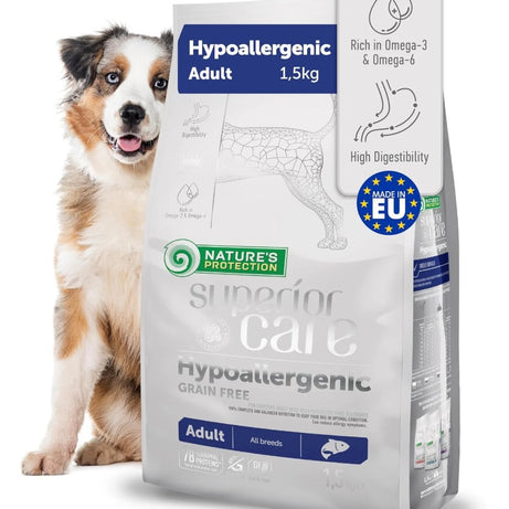 Nature’s Protection Superior Care para Cão Adulto de todas as raças com alergias alimentares | Salmão