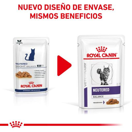 Royal Canin® Neutered Balance – Alimento Húmido para Gatos Esterilizados ou com Tendência para o Excesso de Peso até aos 7 Anos