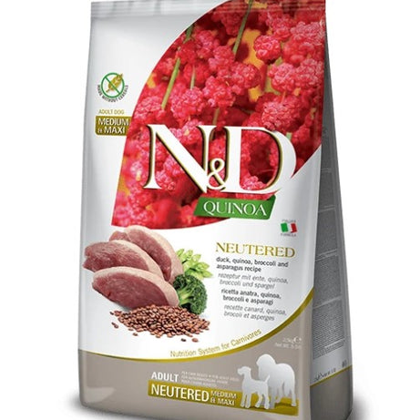 Farmina N&D Quinoa Neutered Mini - Dry food for small sterilized dog - Duck