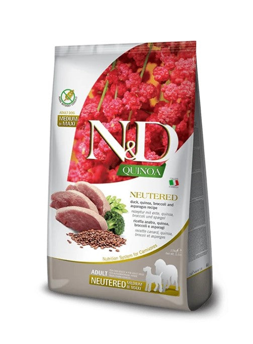 Farmina N&D Quinoa Neutered Mini - Dry food for small sterilized dog - Duck