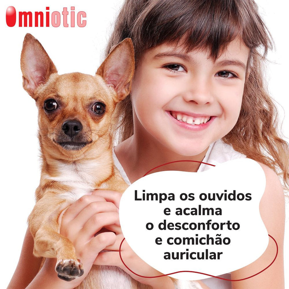 Omniotic - Ampolas para cão, gato, coelho 20x 5ml