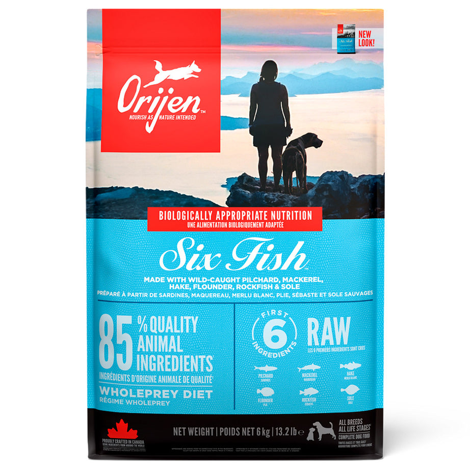 Orijen Six Fish - Ração seca para cão - Peixes