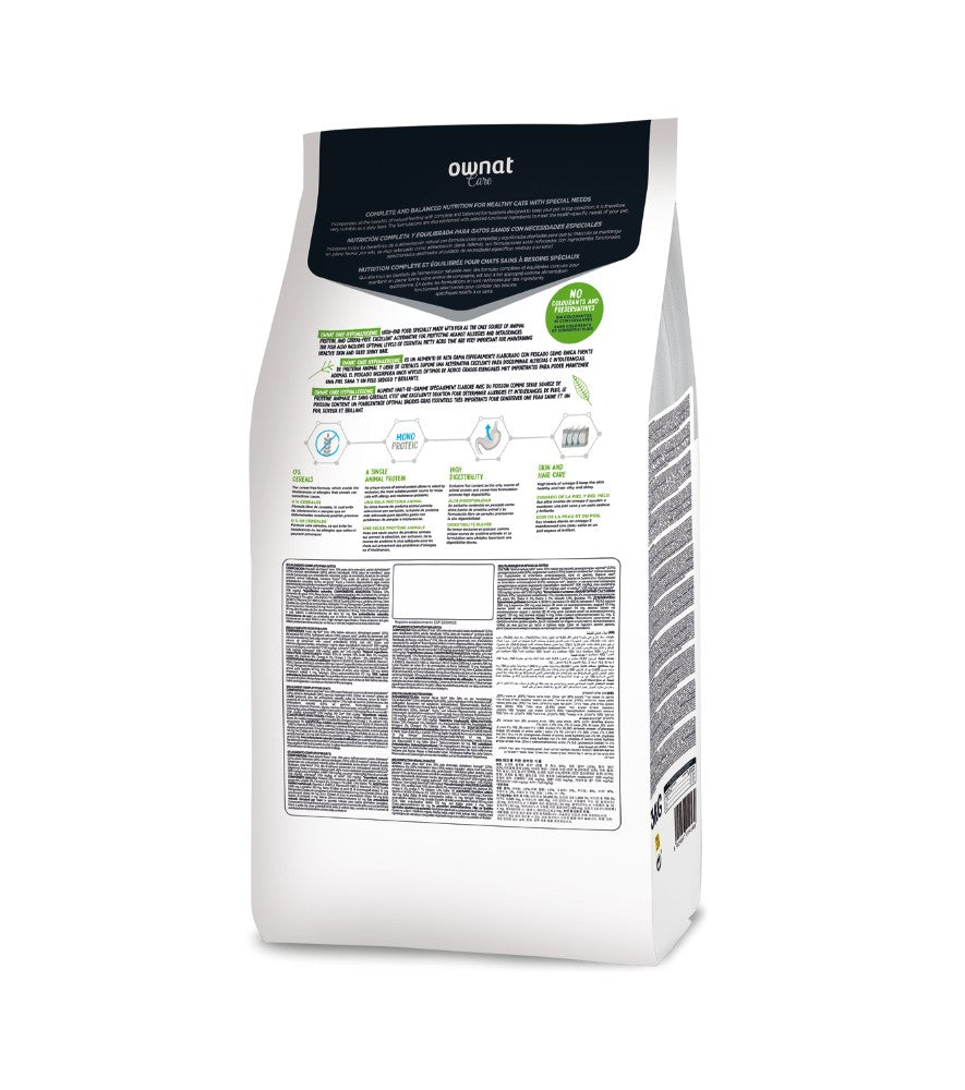 Ownat Care Hypoallergenic Cat - Ração hipoalergénica para gatos adultos