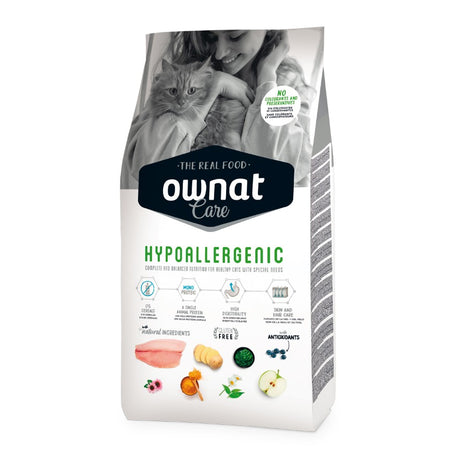 Ownat Care Hypoallergenic Cat - Ração hipoalergénica para gatos adultos
