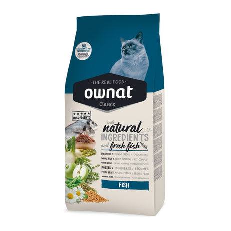 Ownat Classic Fish - Dry cat food for adult cats - Fish
