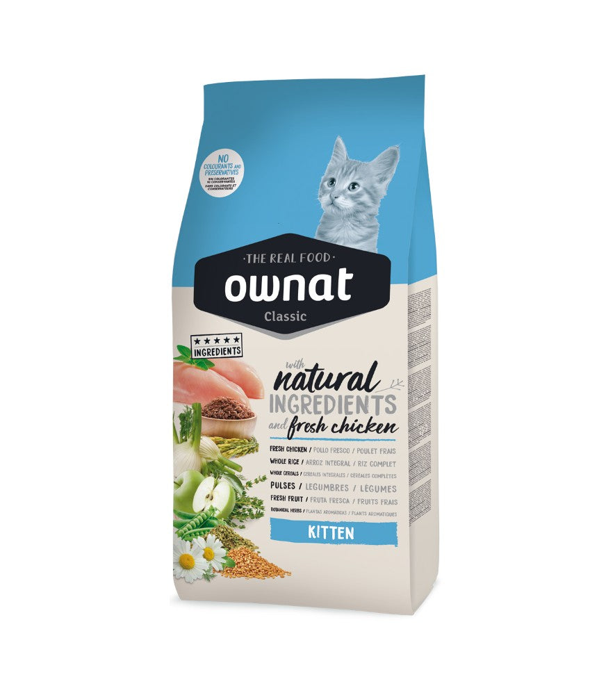 Ownat Classic Kitten -  Ração seca para gatinho - Frango
